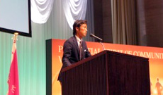 第15回ボランティア・スピリット・アワード、藤田会長がプレゼンテーターを務めました