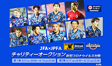 新型コロナウイルス対策 サッカーファミリー支援 JFA/JPFAチャリティーオークション【第1弾】開始のお知らせ