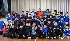チャリティーサッカー2012　ふれあい活動“グリーティングDAY”　in 南三陸