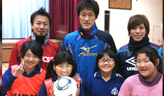 クリスマス・チャリティーサッカー2011　ふれあい活動“グリーティングDAY”　in 気仙沼