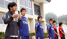 「ふれあいサッカーキャラバン」宮古市立高浜小学校