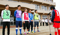 「ふれあいサッカーキャラバン」岩沼市立玉浦小学校